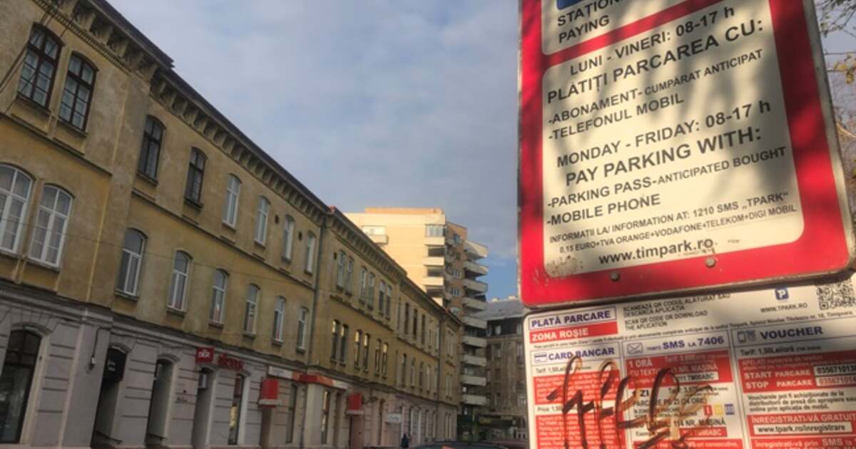 Străinii Nu Mai Parchează Gratuit In Timișoara Atenție S A