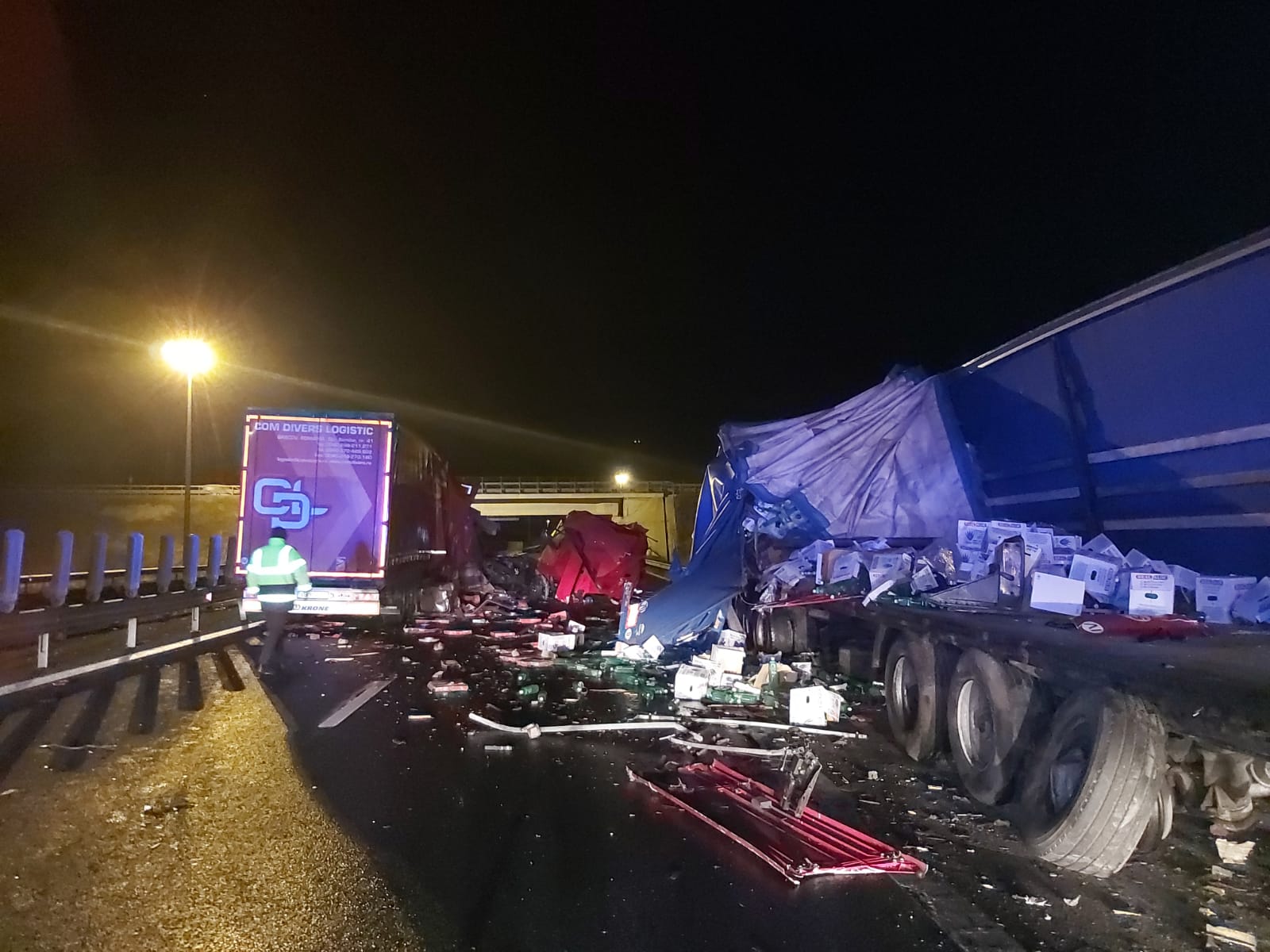 accident tiruri autostrada timisoara lugoj 2