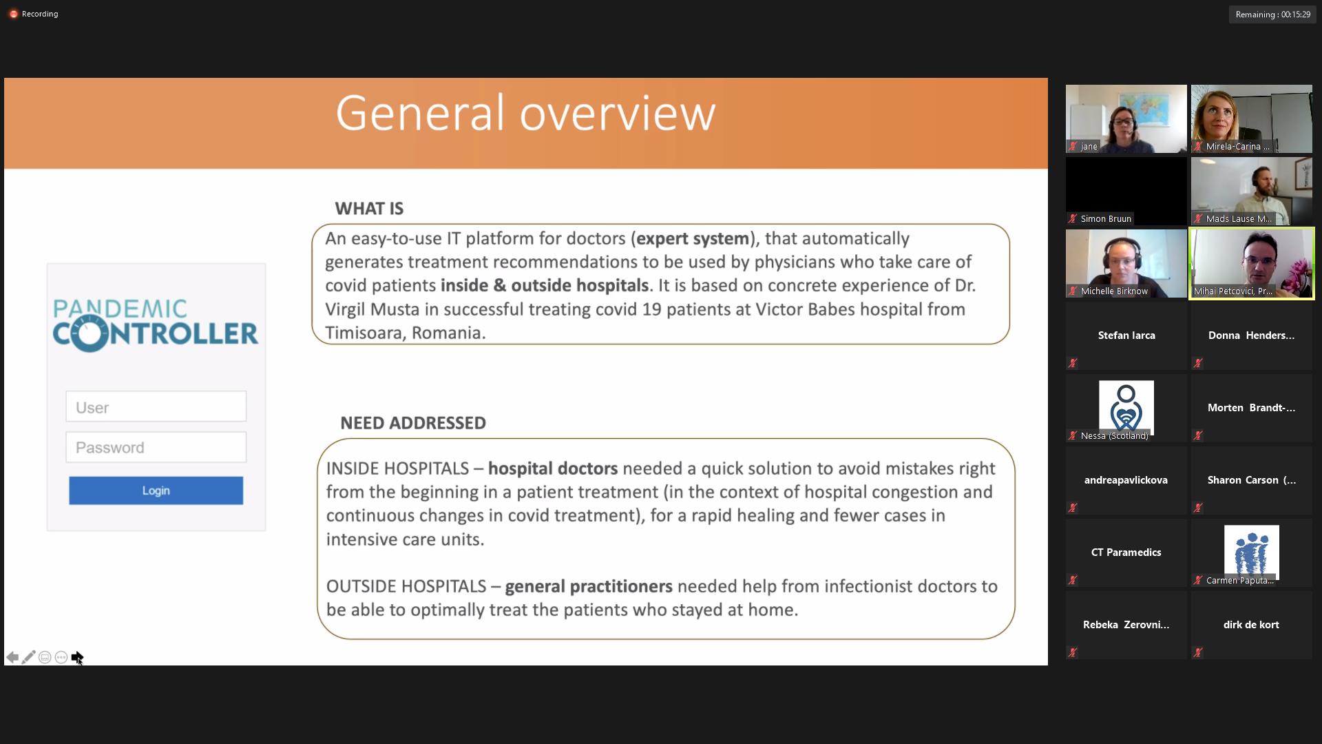 14. Pandemic controller