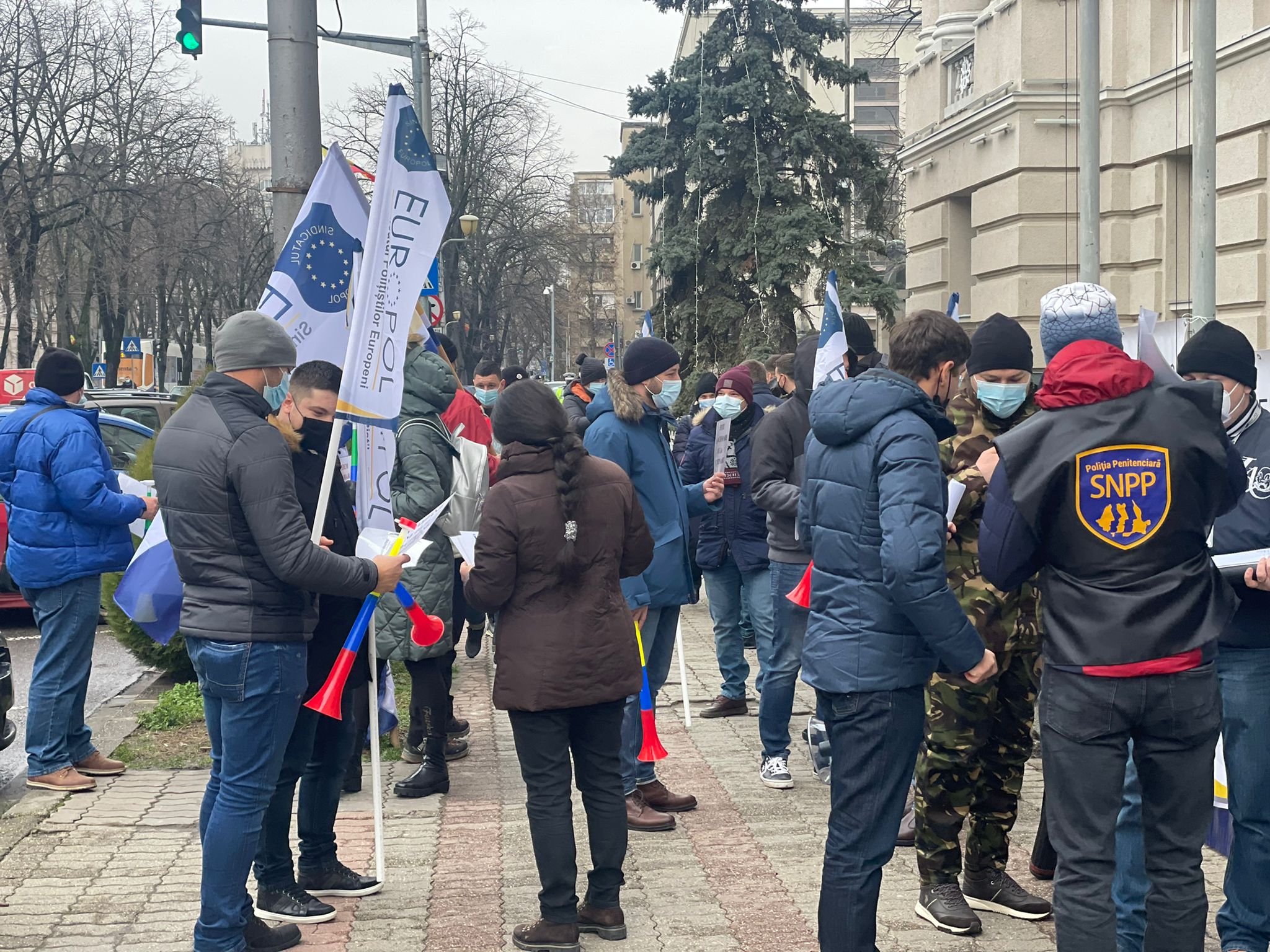 protest politisti europol