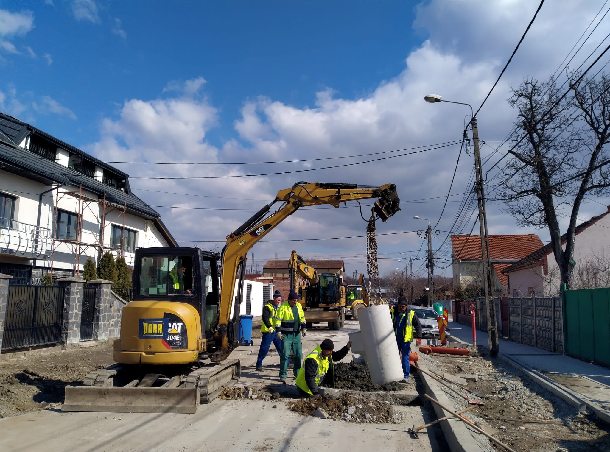 Lucrări în zona Modern