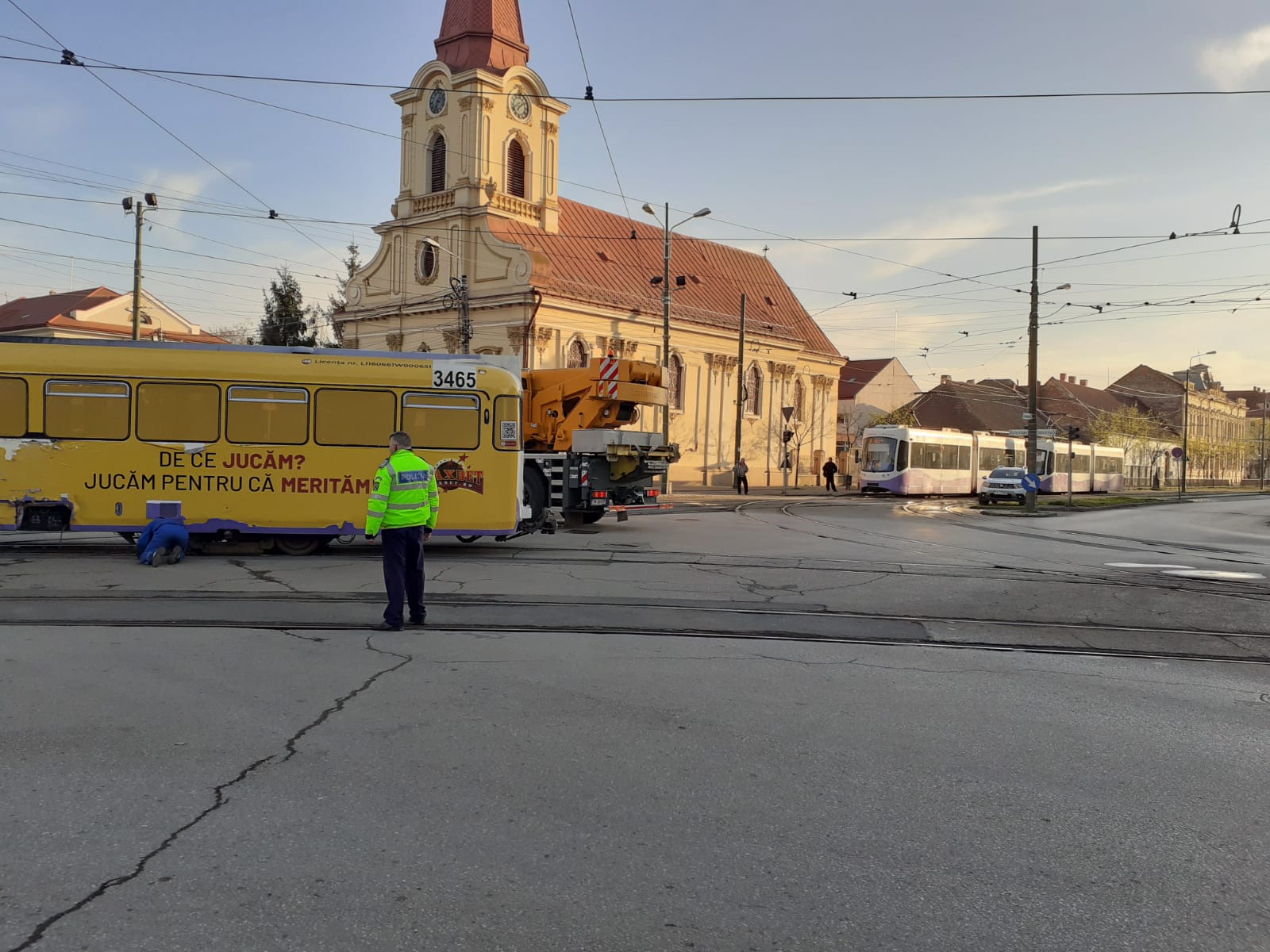 Accident tramvaie