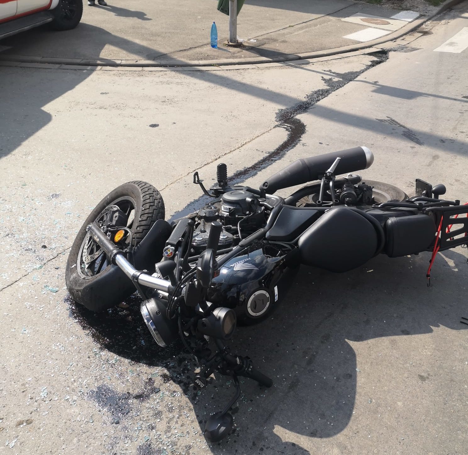 Accident motocicletă