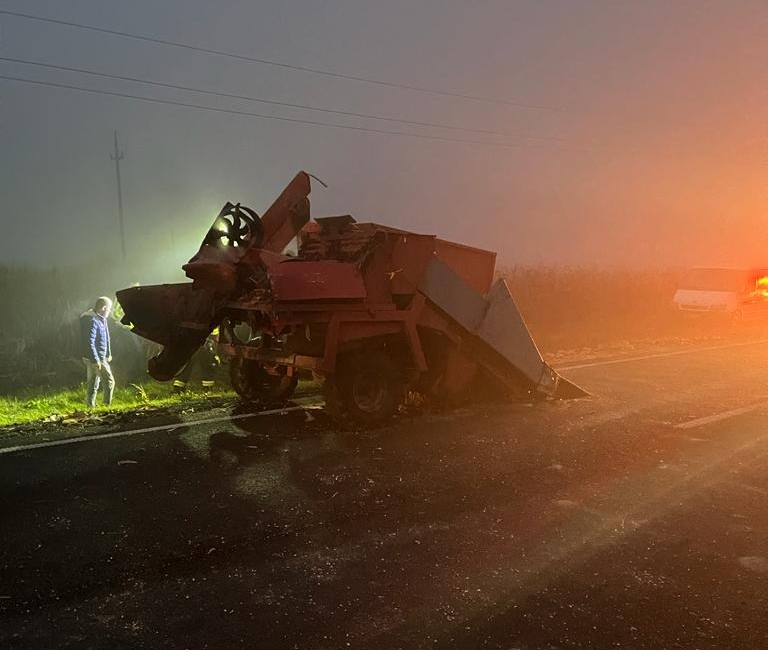 Accident tractorist Lugoj