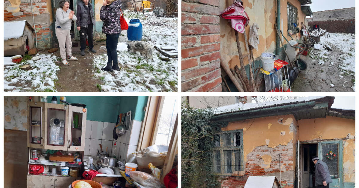 FOTO.  Due pazienti di Timisoara vivono in una casa fatiscente senza elettricità.  Puoi aiutarli!