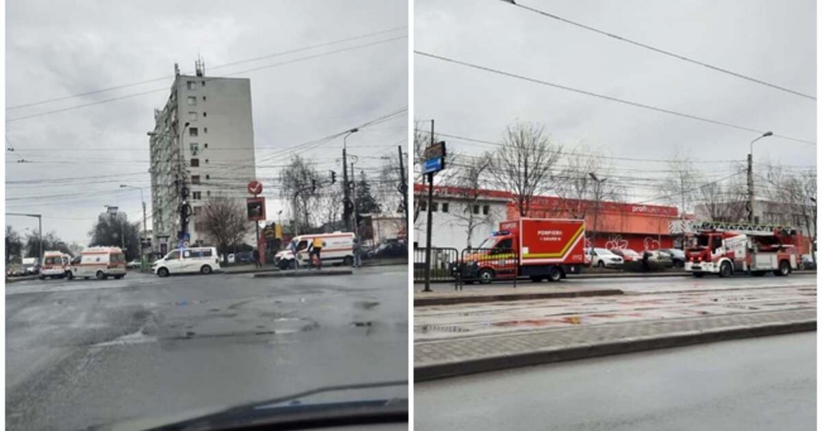 VIDEO.  Rescues and special vehicles on the streets of Timișoara, for the funeral of Iancu Leonida