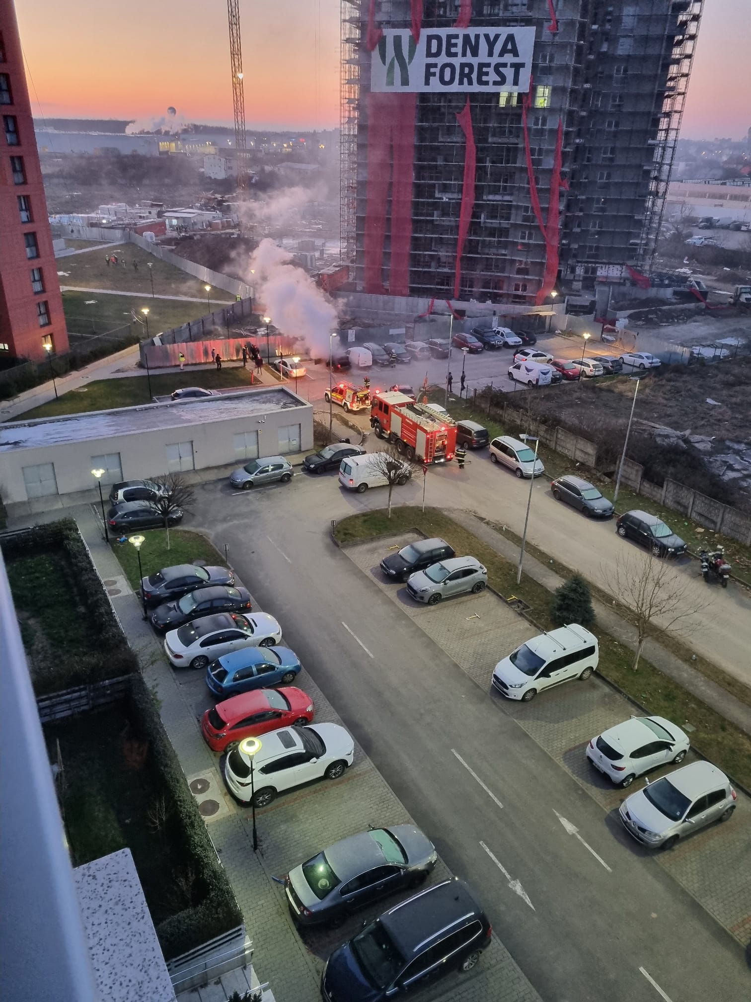 incendiu masina parcare timisoara (5)