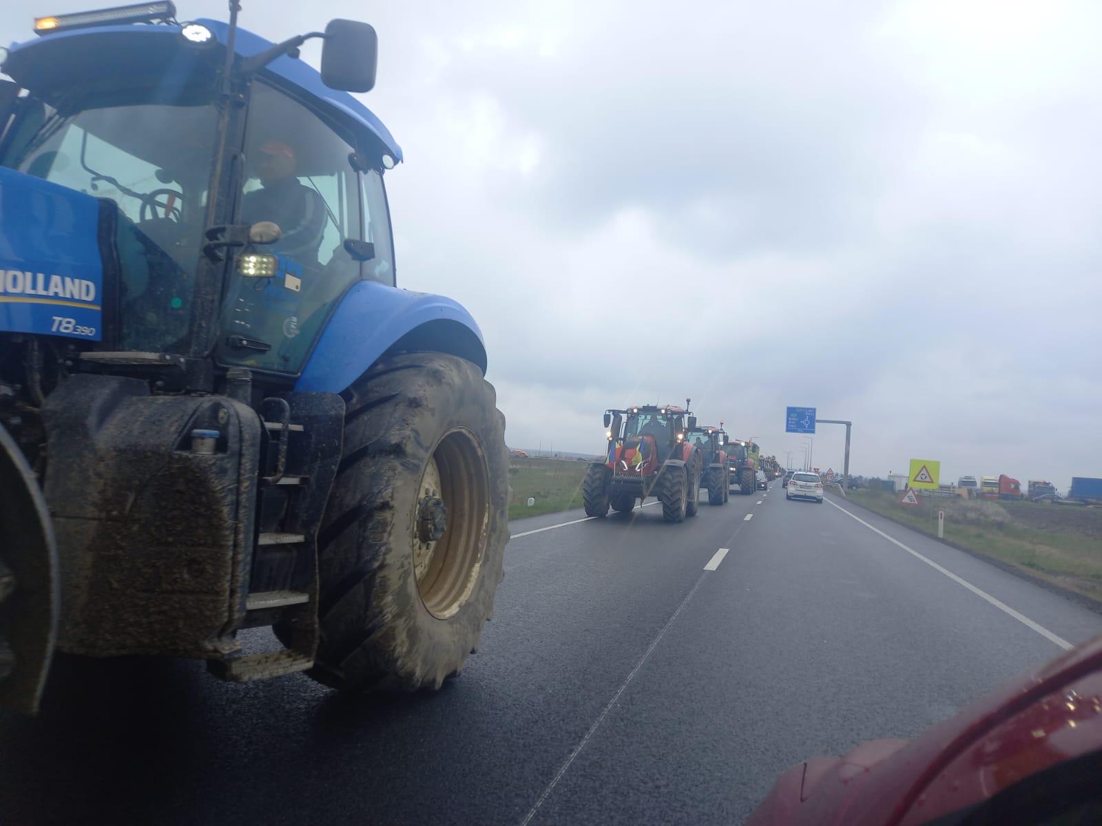 protest agricultori tractoare tractor (3)