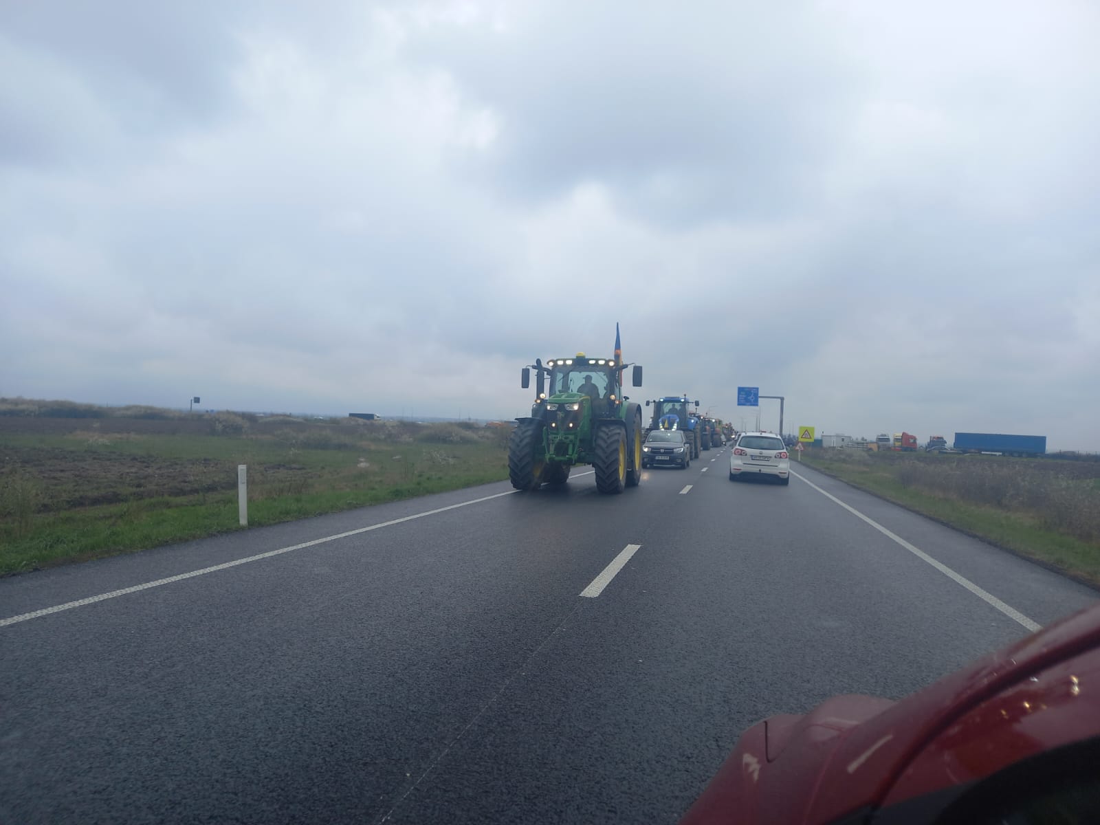 protest agricultori tractoare tractor (4)