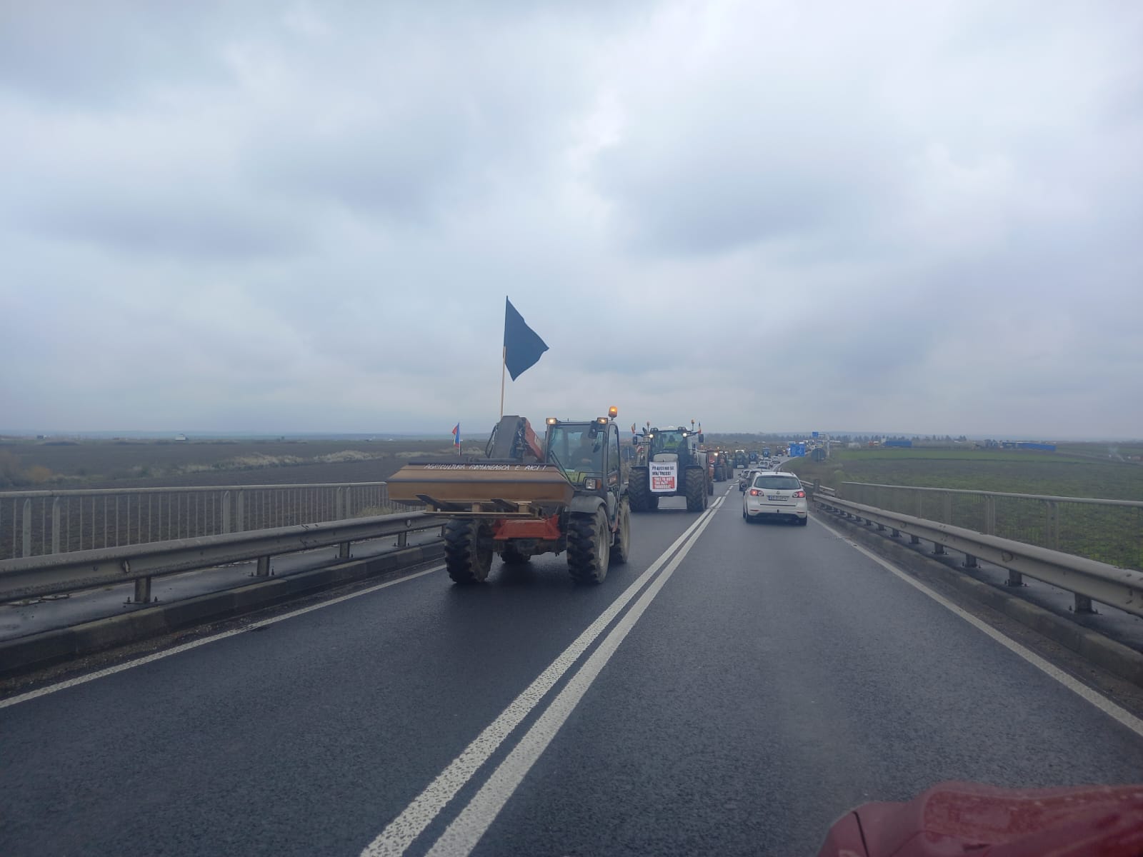 protest agricultori tractoare tractor (9)