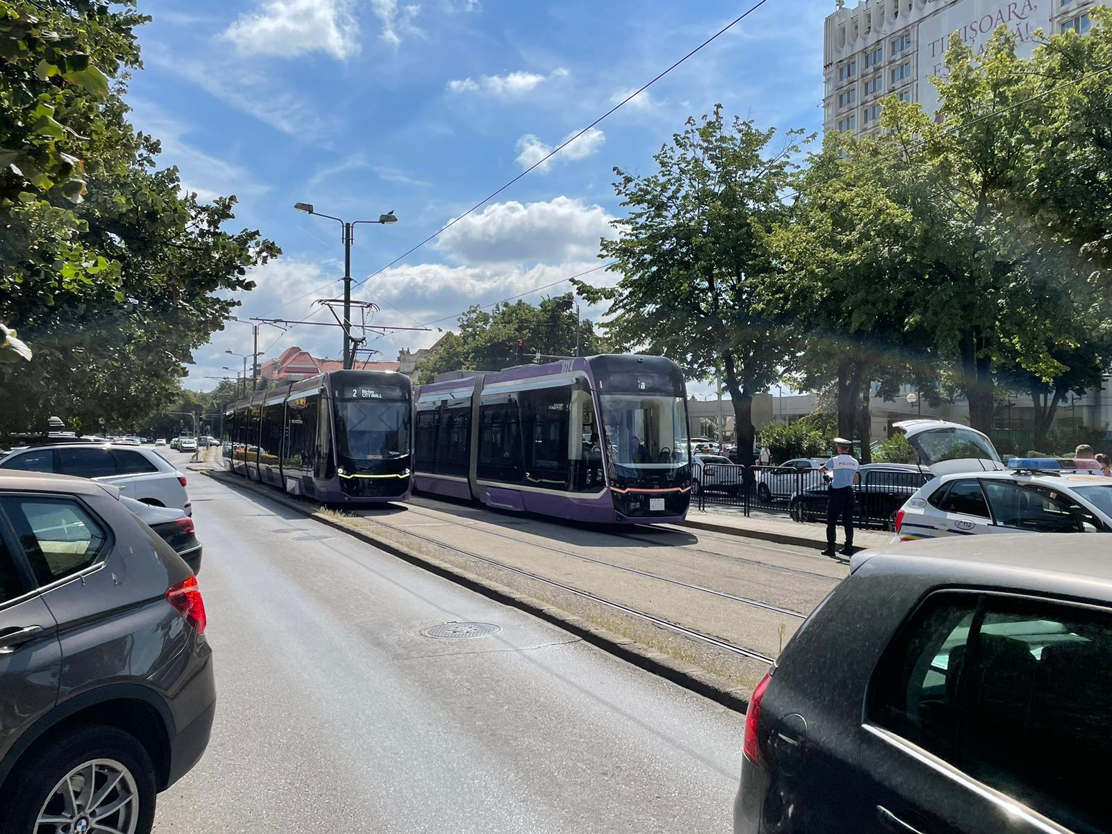 Accident bara ruptă tramvai Bozankaya