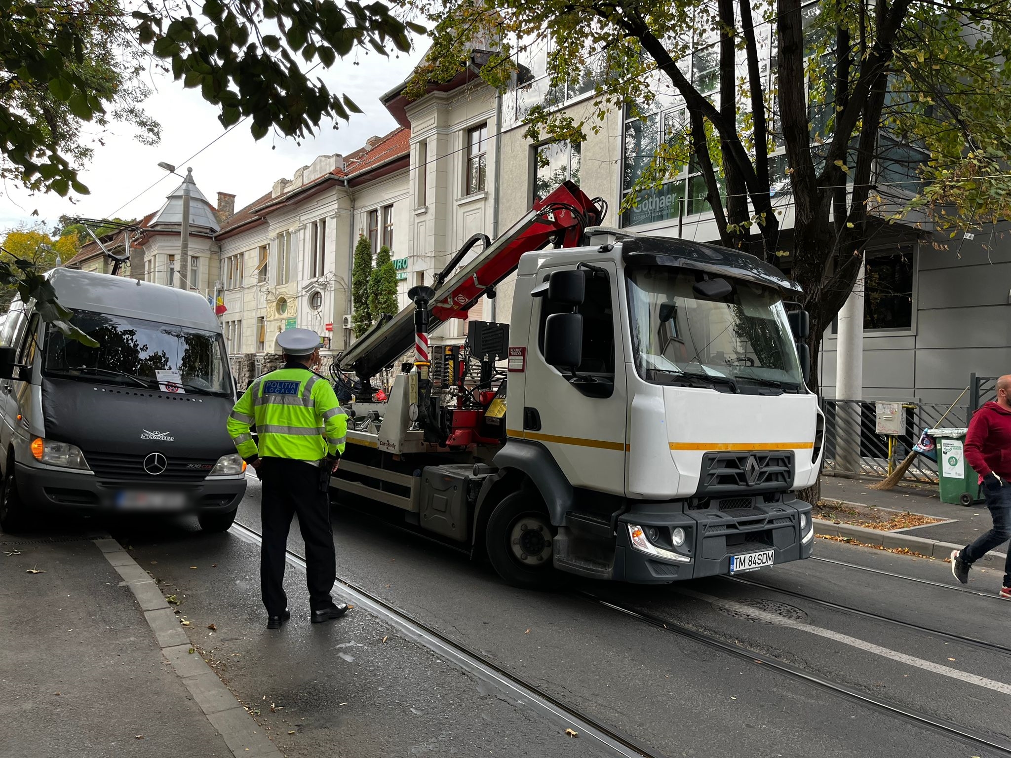 circulatie blocata tramvaie politia locala (8)