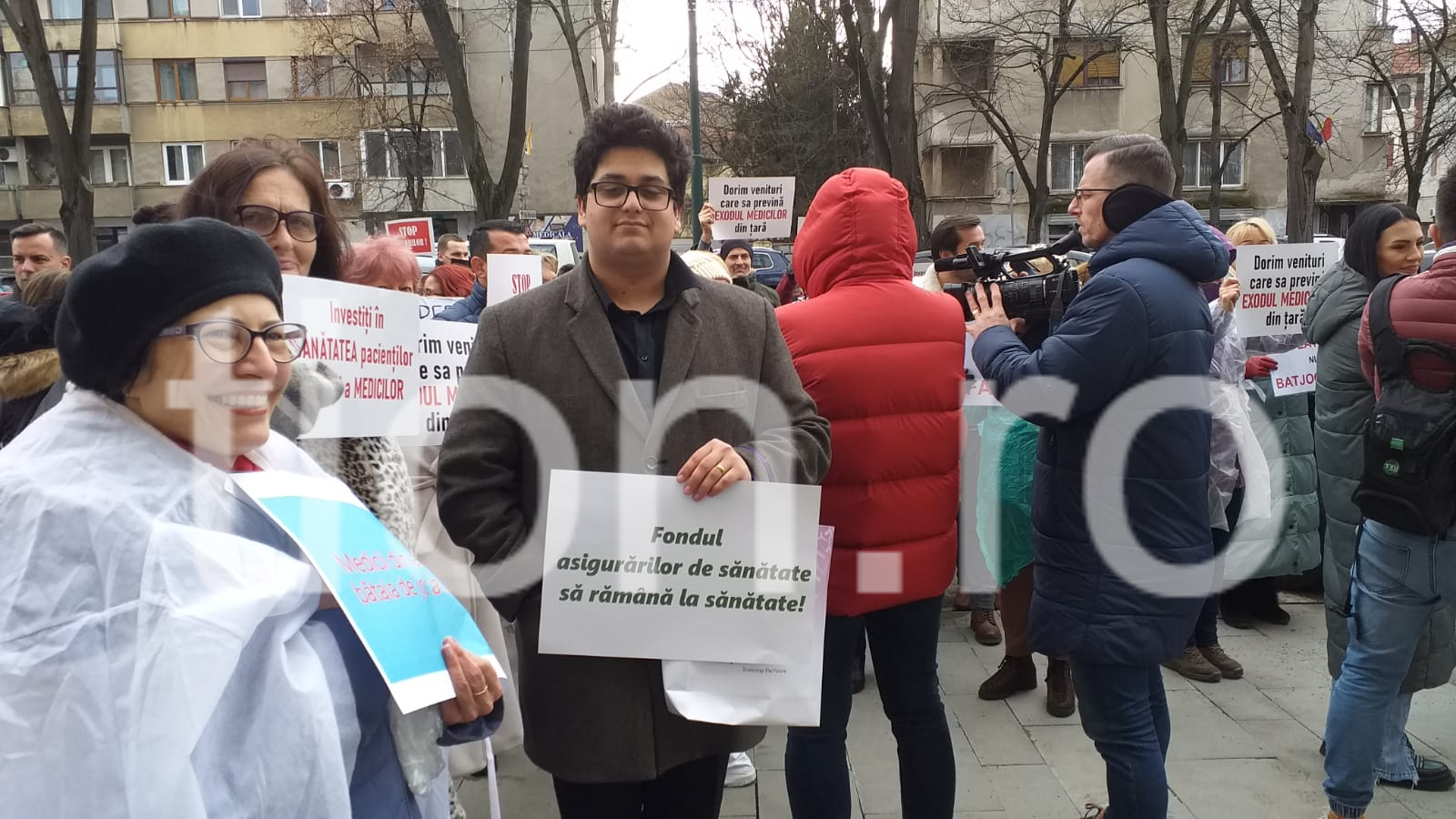 Protest medici timișeni