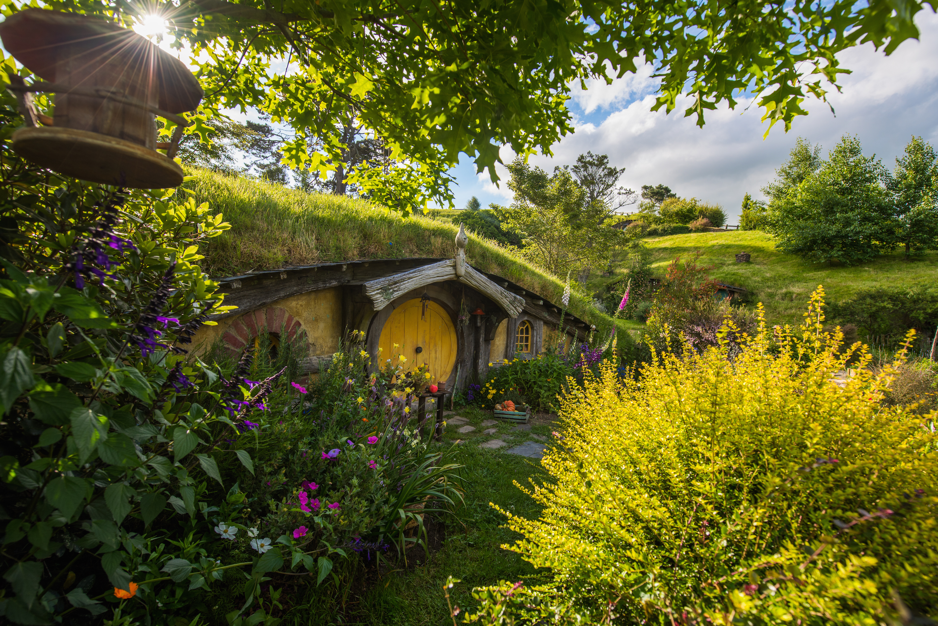 4 Hobbiton Movie Set