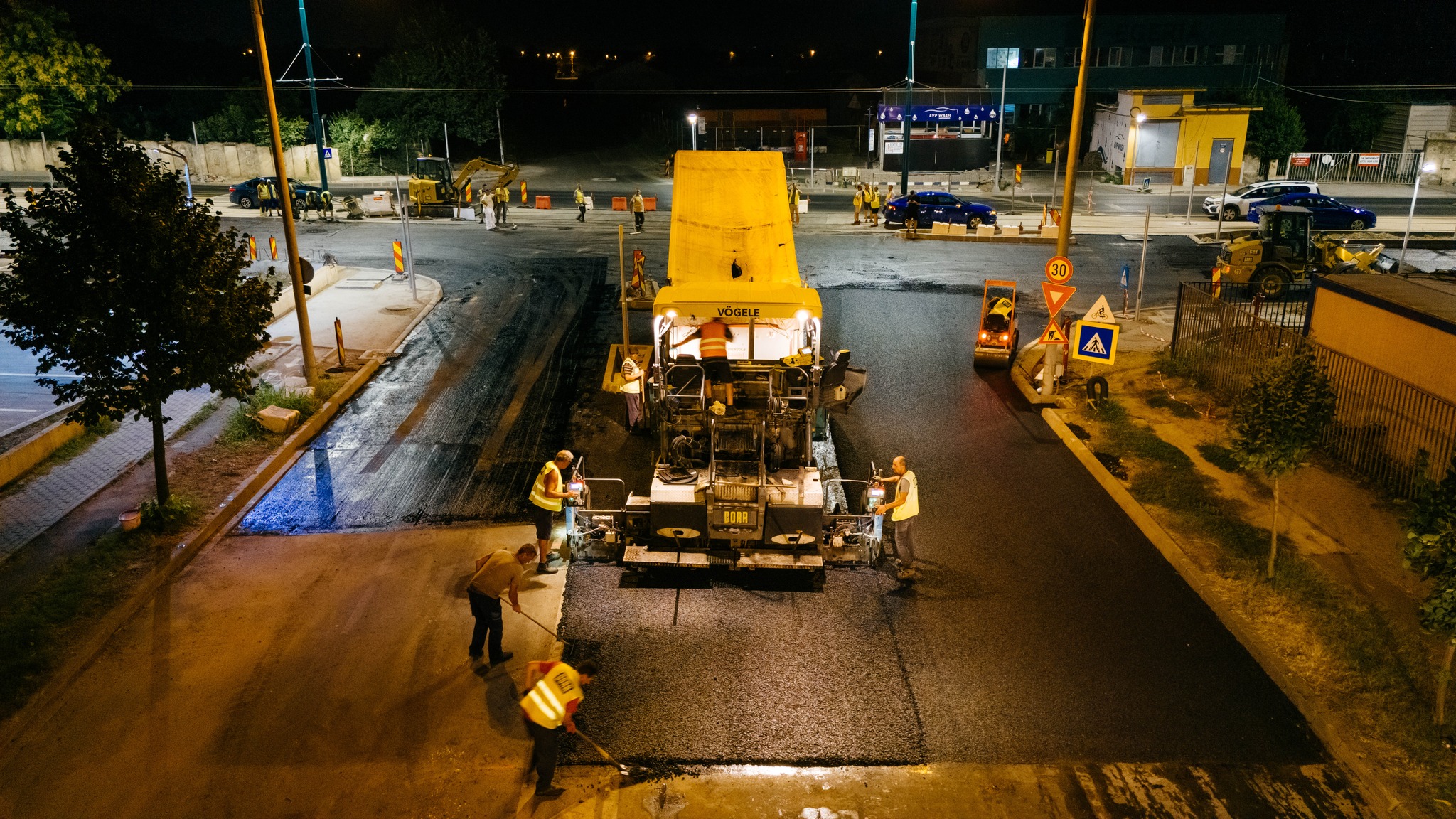 Vidrighin lucrări noaptea