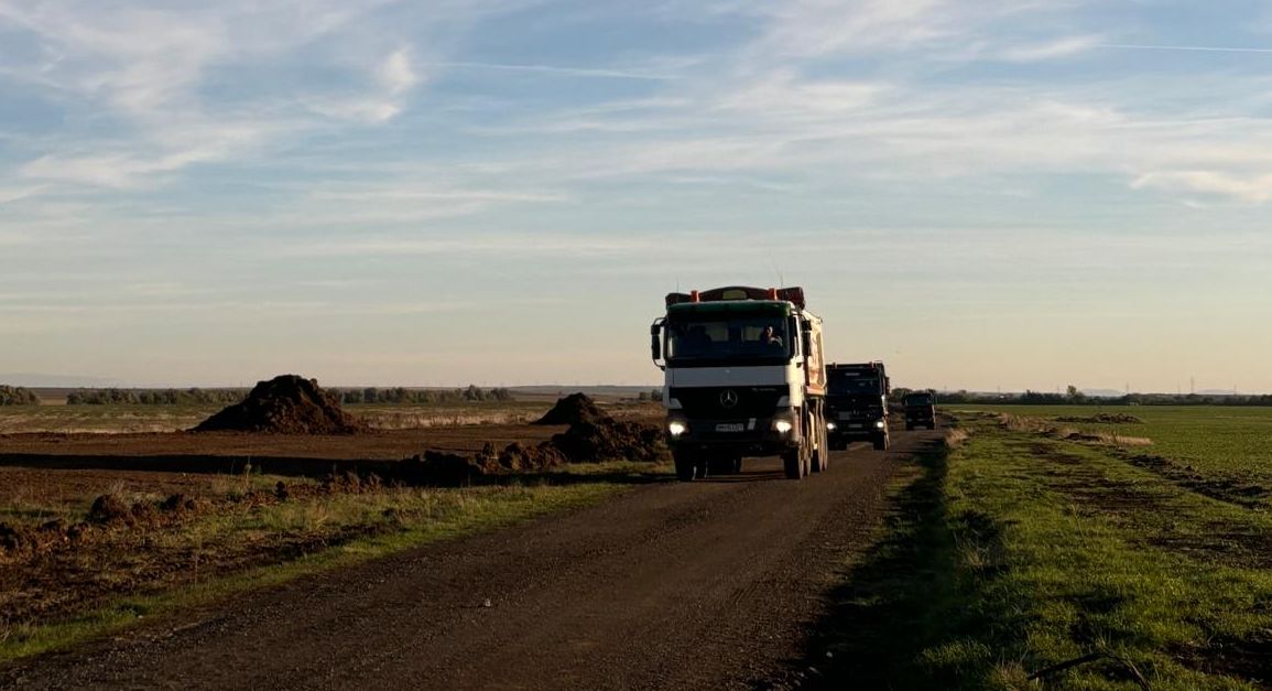 Pregătiri drum de legătură A1 - DN 69