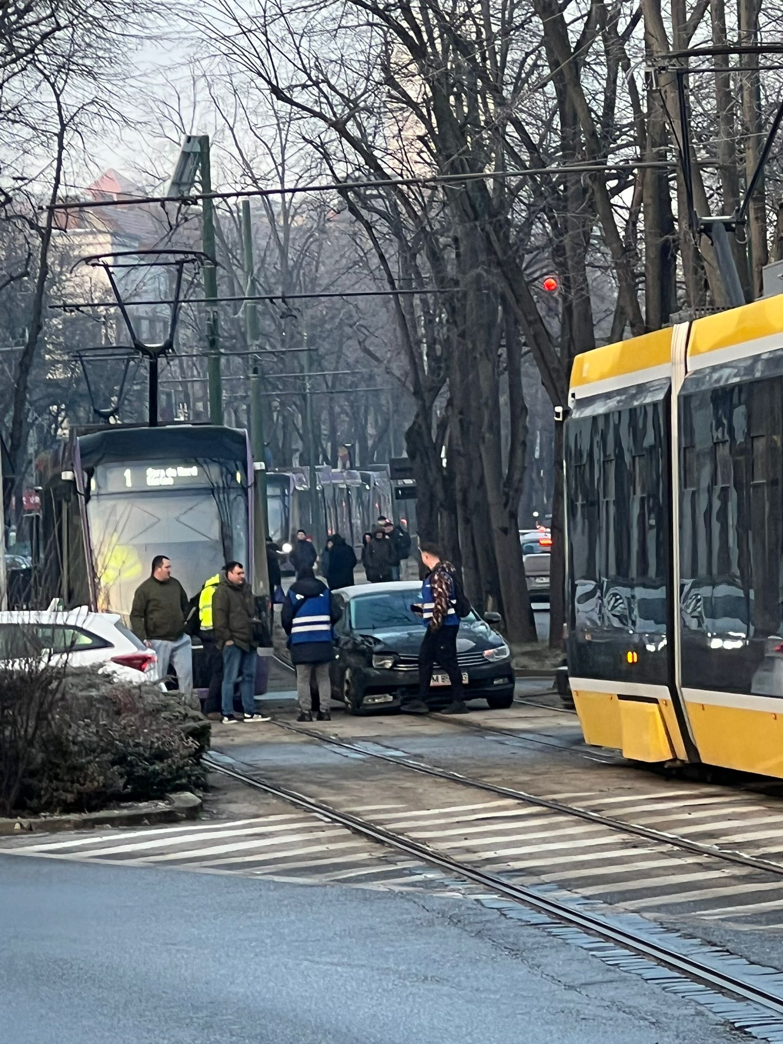 Accident zona Prefecturii